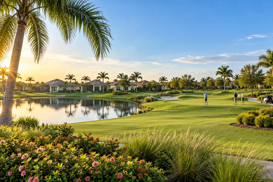 Conceptual fairway view at The National Golf and Country Club in Ave Maria